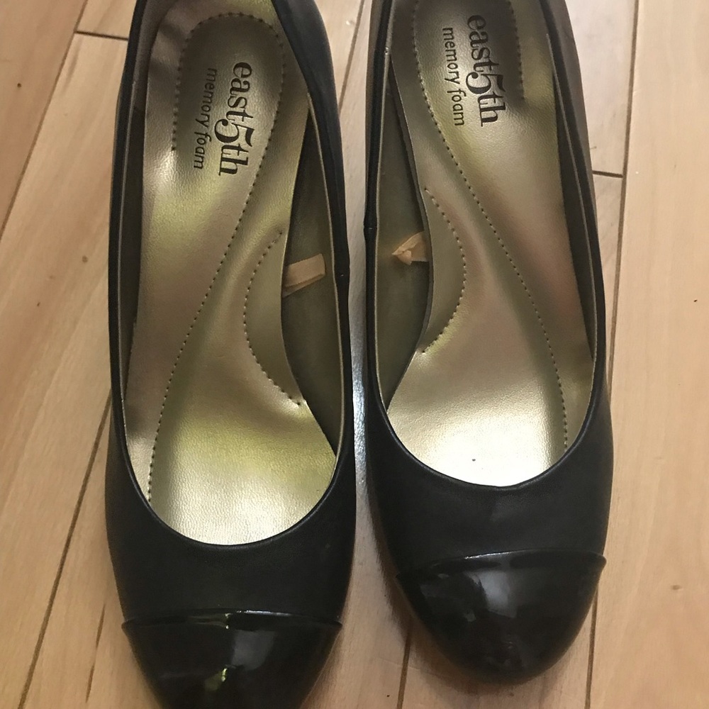Woman’s black  heals